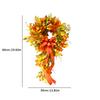 Thanksgiving Autumn Wreath Festival Celebration Maple Leaf Party Supplies Scene Layout  Ornament for Home Restaurant Shop