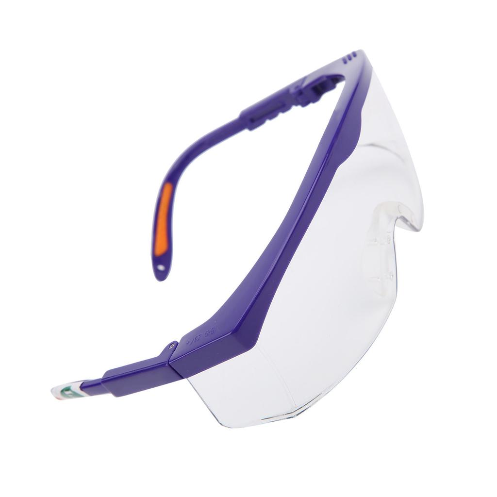 AntiImpact Safety Glasses AntiFog Scratch Resistant UV Protection Transparent PC Lens for Riding