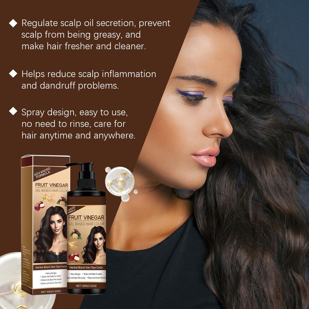 Coloring Cream Plant Extracts Care Long-lasting Color Development Healthy Hair Dyeing Long-lasting Refreshing And Soft.
