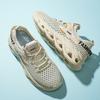 Summer New Men's Breathable Hollow Sports Shoes Men's Vacation Beach Shoes Lightweight Casual Versatile Men's Shoes