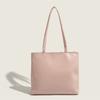 Fashion Solid Color Lace Bow Tote Bag Large Capacity Temperament Underarm Shoulder Bag Popular Trendy Commuting Bag Ladies