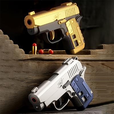 Mini M1911 Blaster Guns Toy Gun For Adults Boys Stress Shot Gun Ejecting Shells Birthday Gift