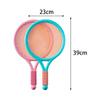 Set da tennis e badminton per bambini con pallina, volano, racchette da tennis per giocattoli da spiaggia, per principianti, ragazzi, interni ed esterni