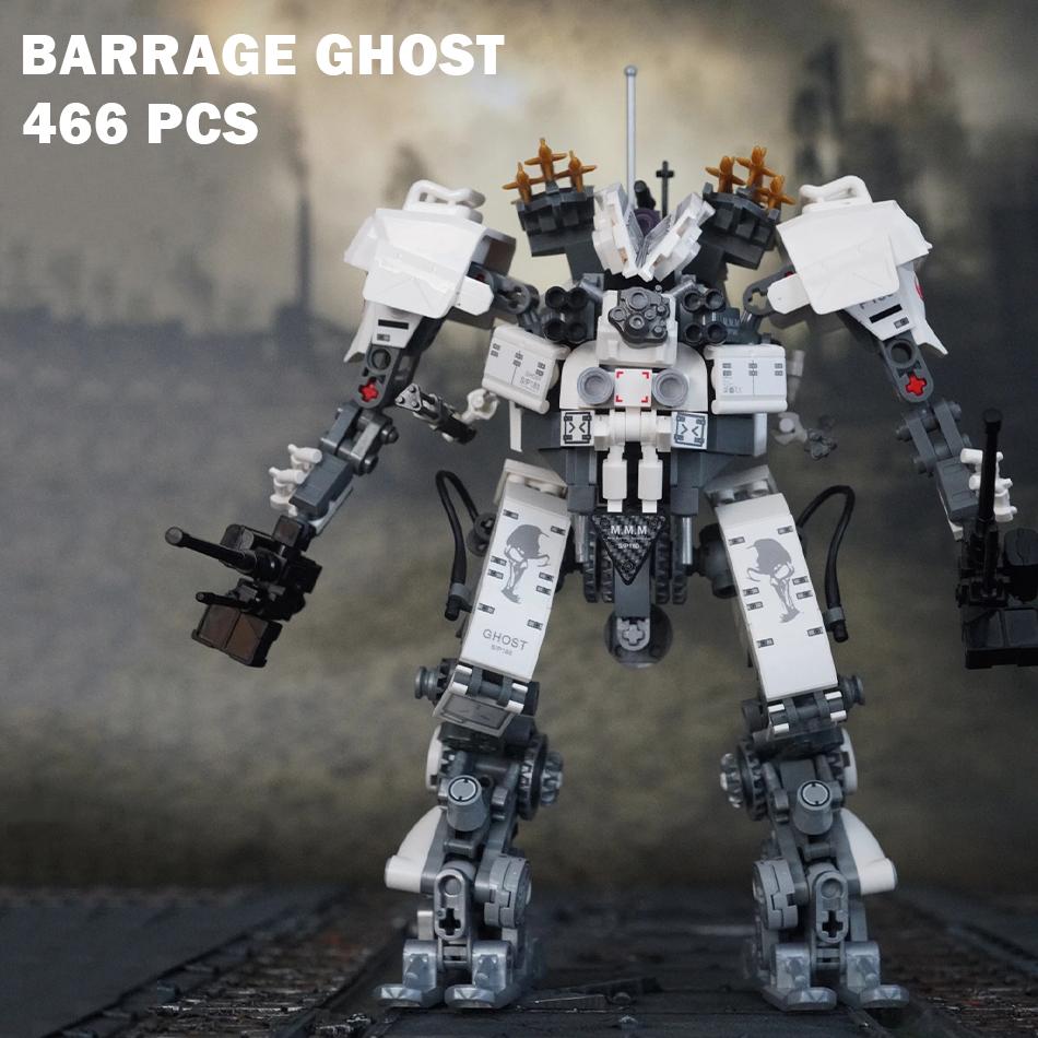 MOC Movie Wandering Earth Mecha Robot Model Building Blocks Mechanical Armor Tank Weapons Assembly DIY Bricks Toys for Kids Gift