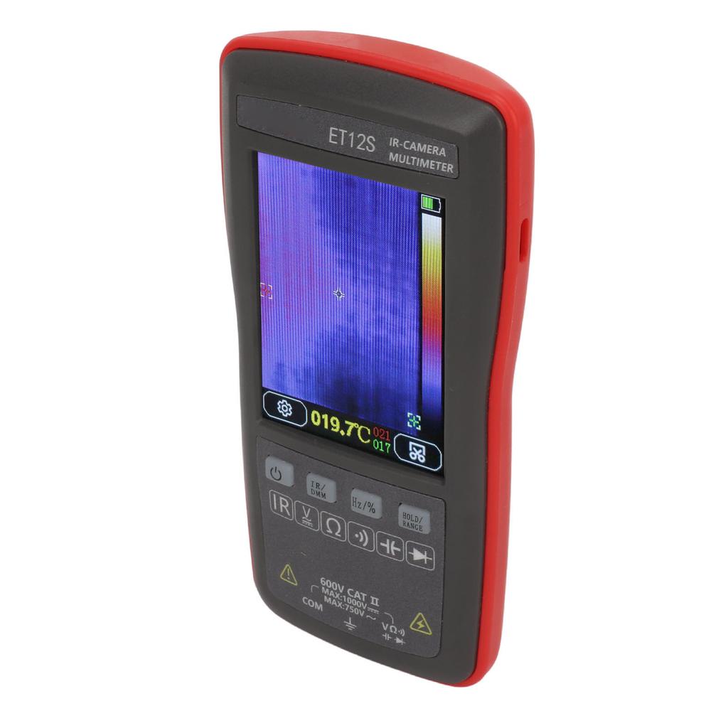 2 in 1 IR Camera Multimeter 120x90 Thermal Imager 4000 Counts Voltage Current Resistance Tester PC D