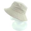 Great HERMES Hat Leather Bucket Hat Beige Cotton Women 56 Used