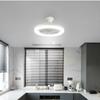Ceiling Fan with Remote Control LED Light Universal Intelligent Silent Conversion Base Living Bedroom Refrigeration Supplies