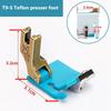Plastic T9 Adjustable Multi-Function Presser Foot Hemming Rolling Edge Guide Feet For Industrial Sewing Machine Accessories