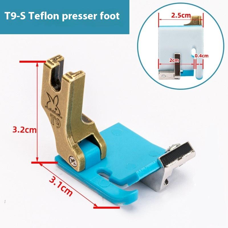 Plastic T9 Adjustable Multi-Function Presser Foot Hemming Rolling Edge Guide Feet For Industrial Sewing Machine Accessories