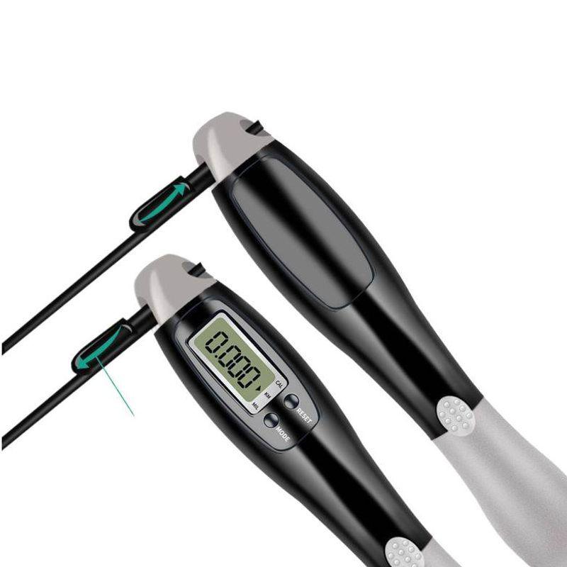 Electronic Skipping Rope for Fitness and Exercise - Suitable for Middle and Primary School Students with Steel Wire Rope