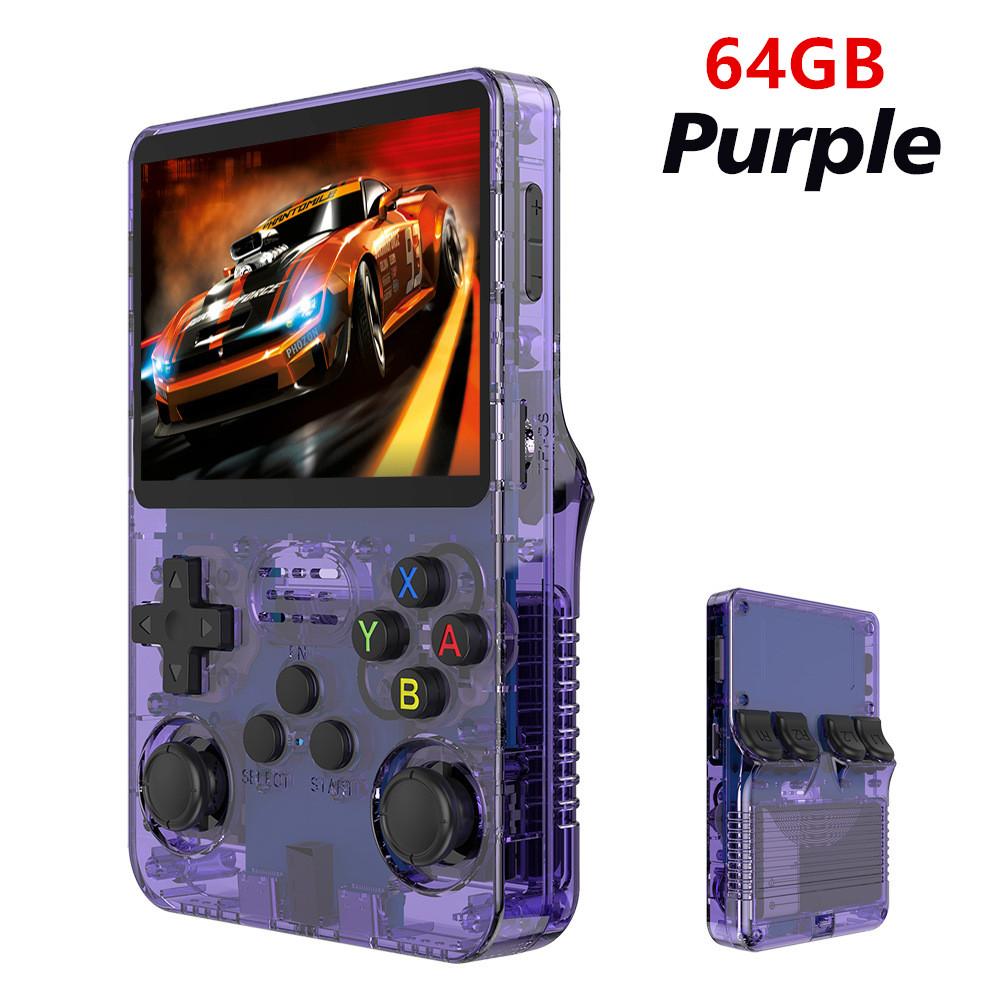 Console per videogiochi portatile retrò R36 Ultra Schermo IPS 128GB Giochi Lettore tascabile portatile Sistema Linux R36S R36 PRO