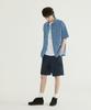 COVERNAT Work Denim Half Shirt Black