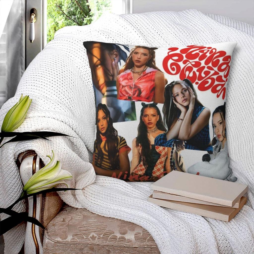 Pillow Cover Singer Nina Chuba Kawaii Design Cushion Cover Funny Pillow Case For Office Car Home Decorative Pillowcases