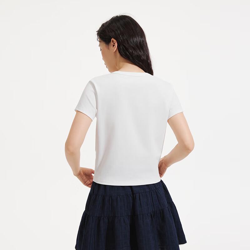 Hotwind Women's Basic U-Neck Short Sleeve T-Shirt