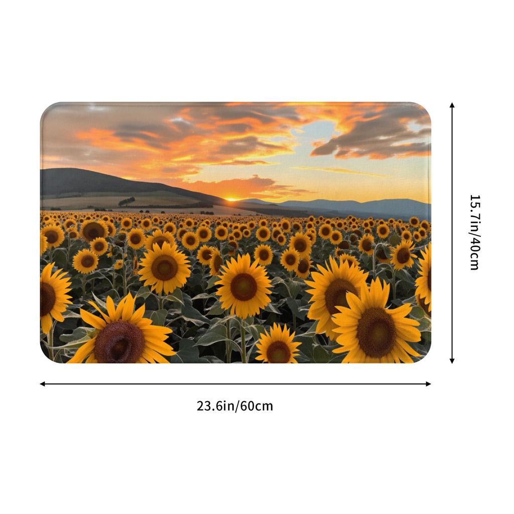 Beautiful  Vintage  Flowers Print Front Door Floor Entrance Mats Outdoor  Bathroom Kitchen Doormat Bedroom Carpet Rug