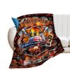 Firefighter Theme Printed Blanket for Sofa Bed Travel Camping Living Room Office Conditioning Blanket for All Seasons Gifts