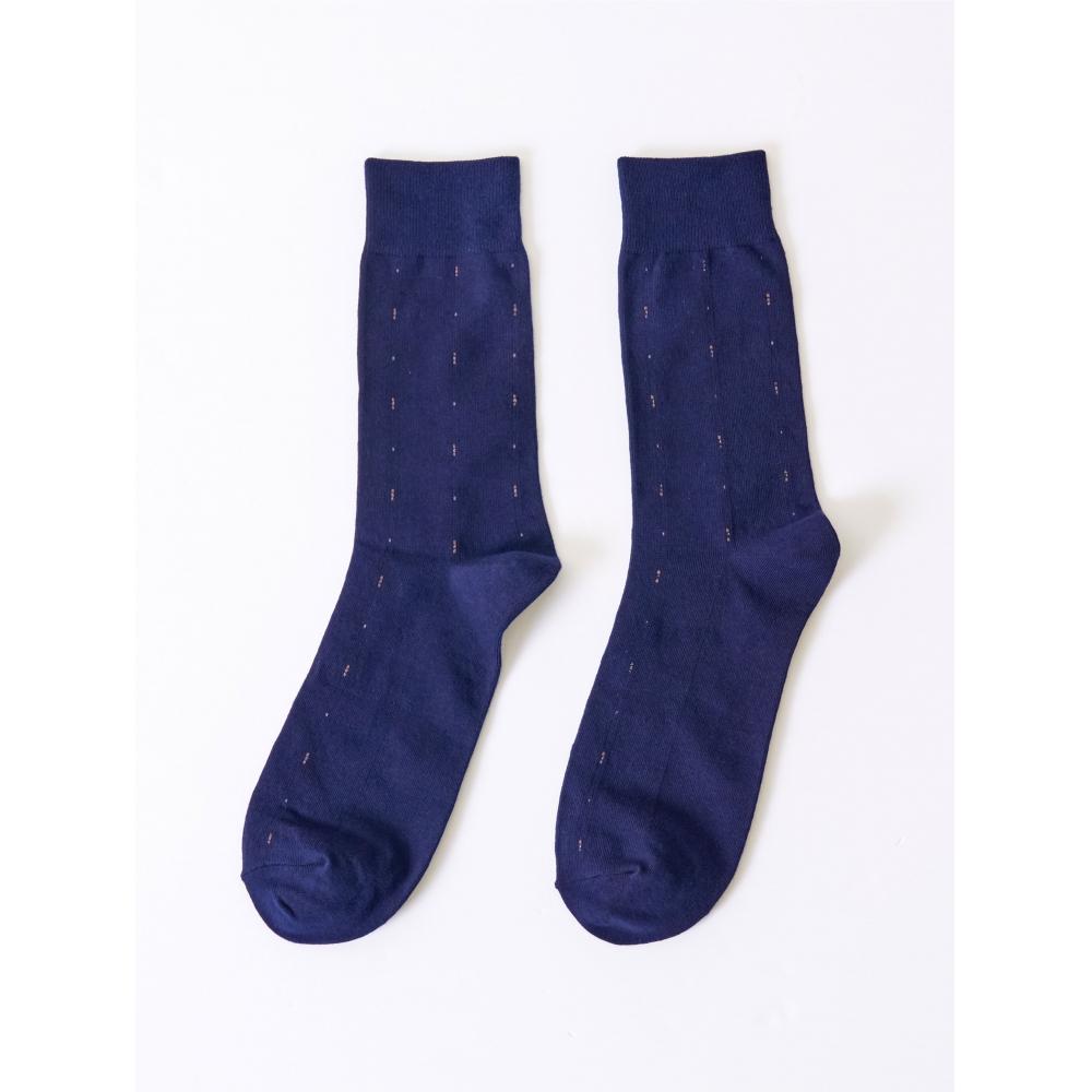 Daiso Luxury Gentleman Socks Dot Navy