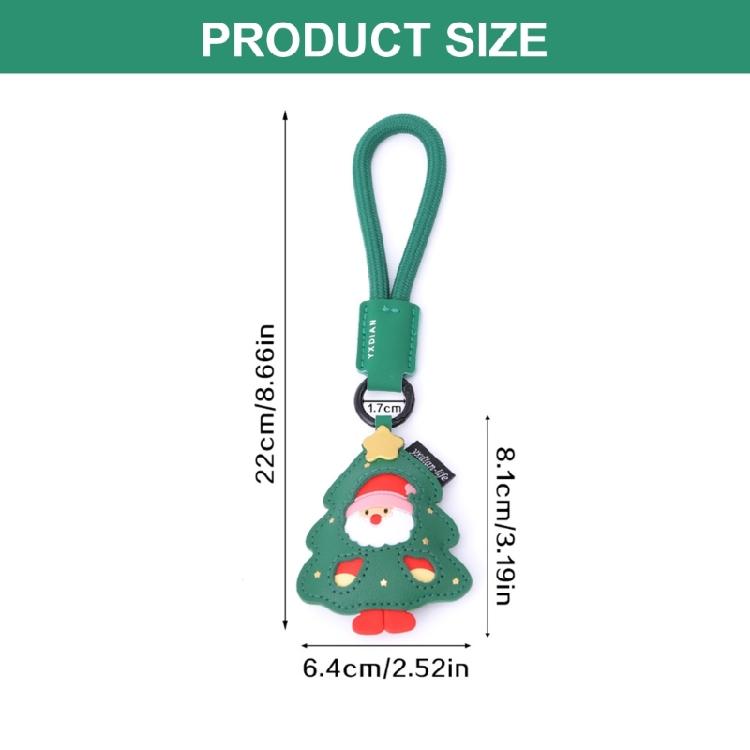 Christmas Keychain Bag Charms Car Keyrings Bag Charms Accessories for Purse Backpack Decorations Valentines Day Gifts