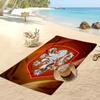 Asciugamano da Spiaggia con Stampa Calcio Aston Villa, Asciugamano Grande Morbido ad Asciugatura Rapida per Spiaggia Campeggio Nuoto