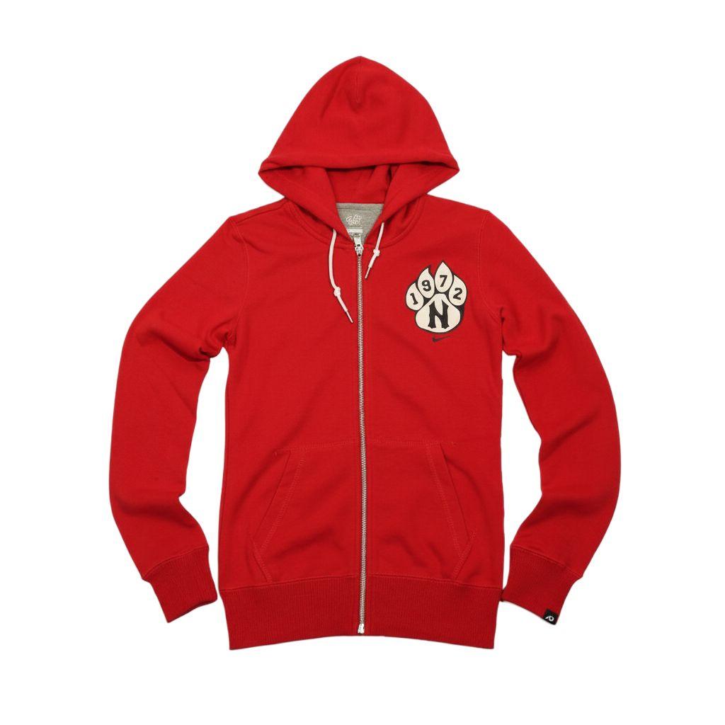 

Nike Comfortable Skin-Friendly Hooded Zip-Up Long Sleeve Jacket Women jackets 444781-611 M