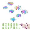 7pcs Nail Manicure   Trimmer Stainless Steel Nail   Smile Line Cutter Template Tool