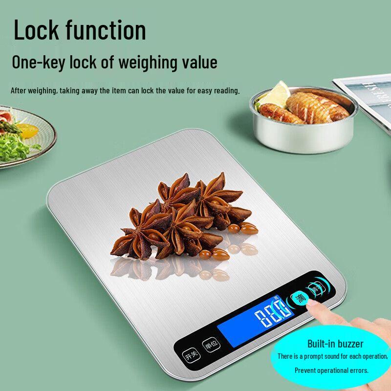 DIHENG Rechargeable Waterproof Kitchen Scale