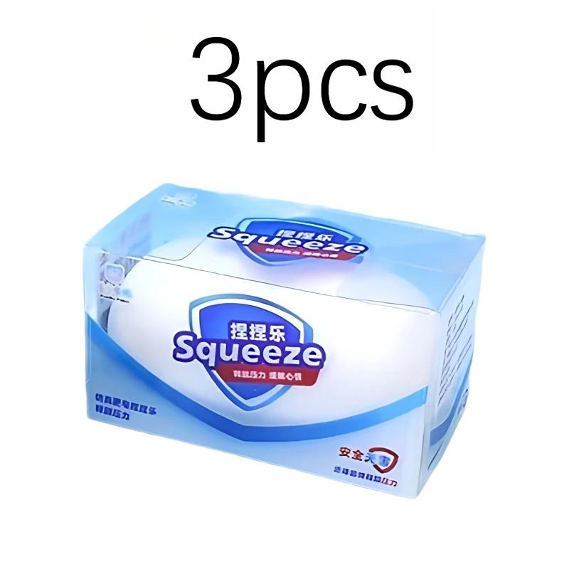 Squishy Soap Stress-Relief Fidget Toy Soft Simulated Soap Squeeze Toy Anti-Anxiety Slow Rebound Relaxing Toy Decompression Gift