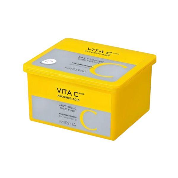 

MISSHA Vita C Plus Daily Toning Sheet Mask 30pcs