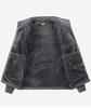 Hanorac cu Fleece Plus Catifea pentru Bărbați Toamnă/Iarnă 2025 - Cardigan Versatil, Casual, Croială Largă (2518B)