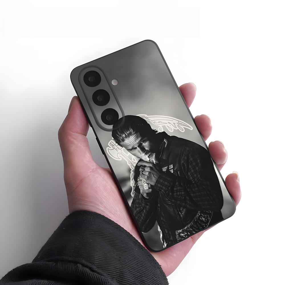 S-Sons Of Anarchy TV Phone Case For Samsung S26 S25 Plus S20 S20 Plus S22 Ultra S23 FE S21 Plus S21 Ultra Soft Cover