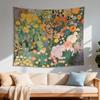 Botanical Garden Tapestry Inspired by Gustav Klimt Home Decor Bedroom Living Room Office Outdoor Decoration