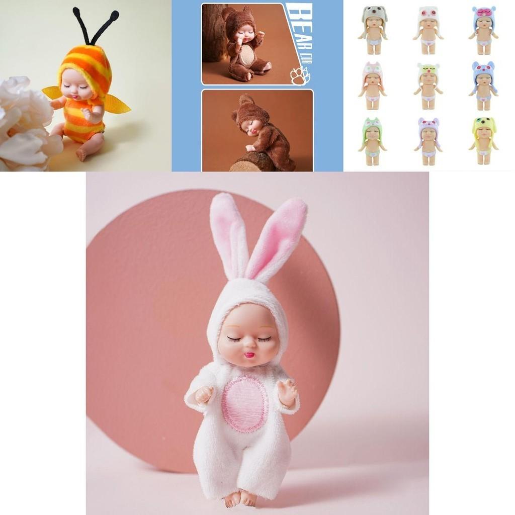 Crafted Lifelike Sleeping Newborn Baby Doll With Rotatable Limbs**