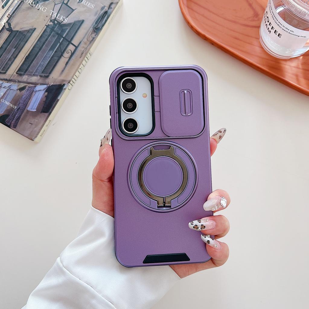Magnetic Ring Stand Shockproof Case For Samsung Galaxy A14 A54 A15 A25 A35 A55 A05s A16 A26 A36 A56 A17 A37 A57 5G Phone Cover