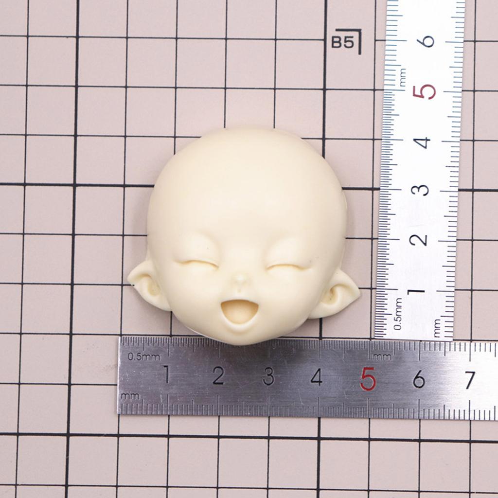 DIY Doll Modification Silicone Mold Clay Head Cake Chocolate Decoration