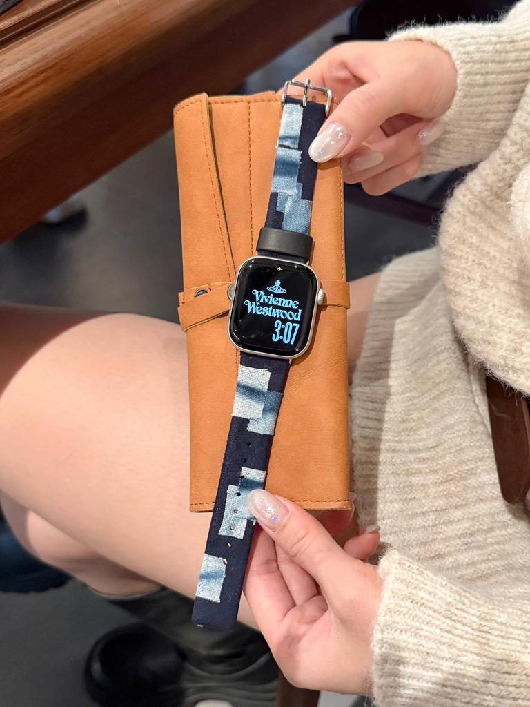 Superior Leather loop band For Apple Watch women 44mm 40 45 41 49 42 38 Series 11 10 9 8 SE 7 6 5 4 3 Strap