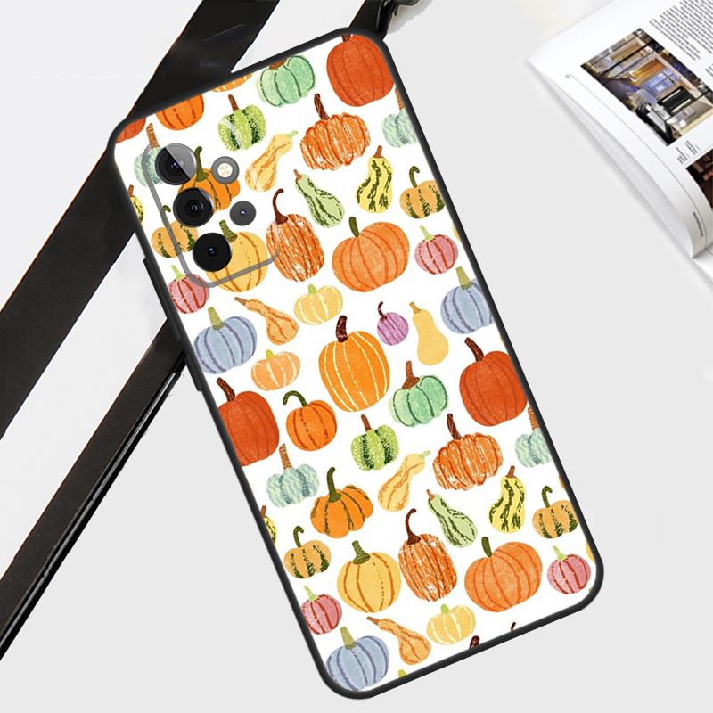 Autumn Pumpkins Case For Samsung Galaxy A06 A56 A36 A26 A16 A54 A34 A14 A12 A22 A32 A52 A13 A53 A15 A35 A55
