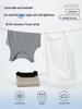 Plus Size Threaded Cotton Round Neck Vest - Spring/Summer Elastic Camisole for Women