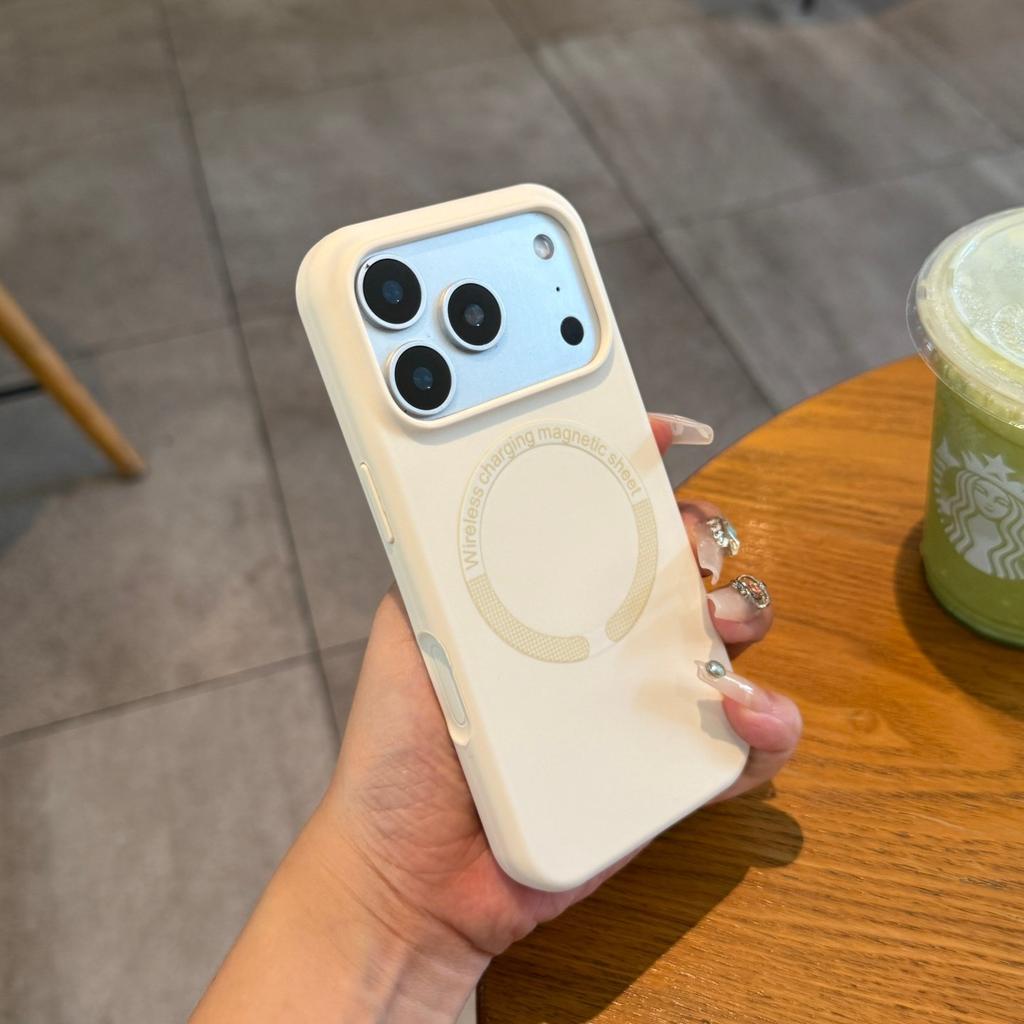 Orange Flüssigsilikon Magnetische Hülle Für iPhone 17 ProMax 16 15 14 13 12 11 Pro Max Plus Air Unisex Für Magsafe Stoßfeste Abdeckung