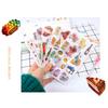 Cute and stylish stickers for girls and made of Japanese washi Set of 12 stickers for DIY including and household budget book Comes with a gift