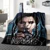 Customizable Addams Family Wednesday4 Throw Blanket – Personalized Name, All-Season Cozy Snug Blanket, Machine Washable, Personalized Blanket