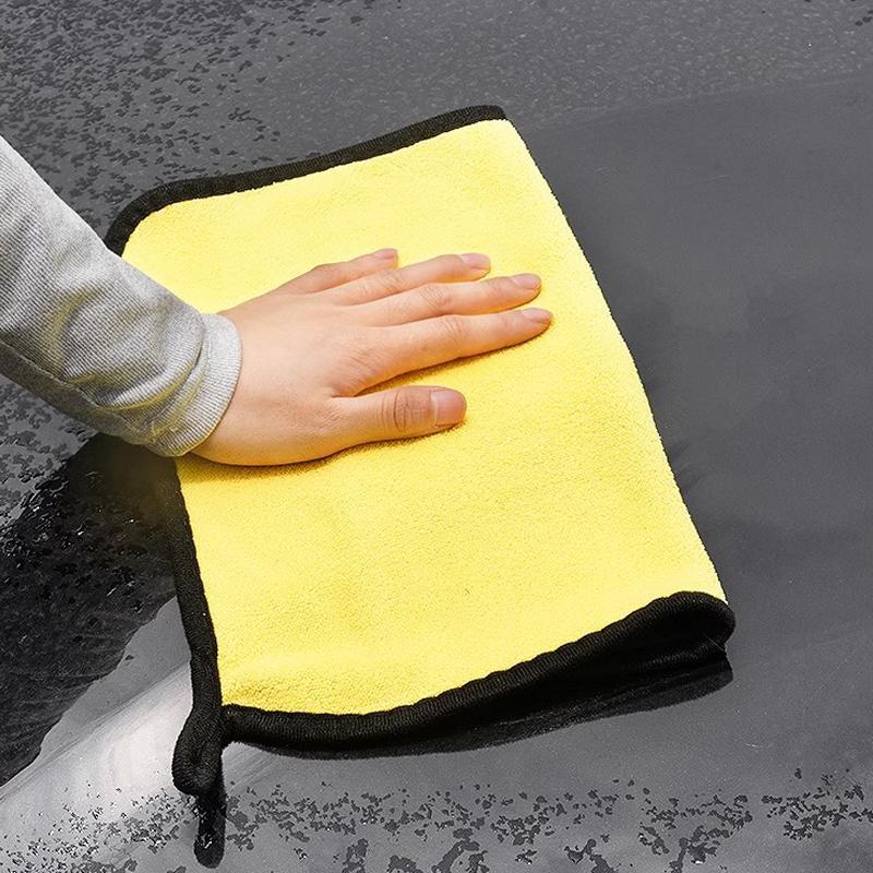 5 Stück Auto Nano Ultra Faser Tuch Handtuch Mikrofaser Autowaschhandtuch Korallenfleece Handtuch Autopflege Reinigungstuch Haushaltsreinigungstuch