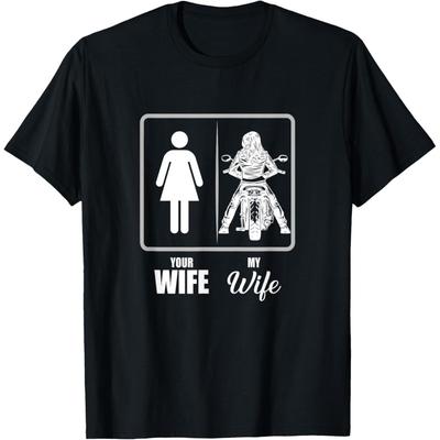 Your Wife My Wife Biker Wife Valentine T Shirt Unisex T Shirt
