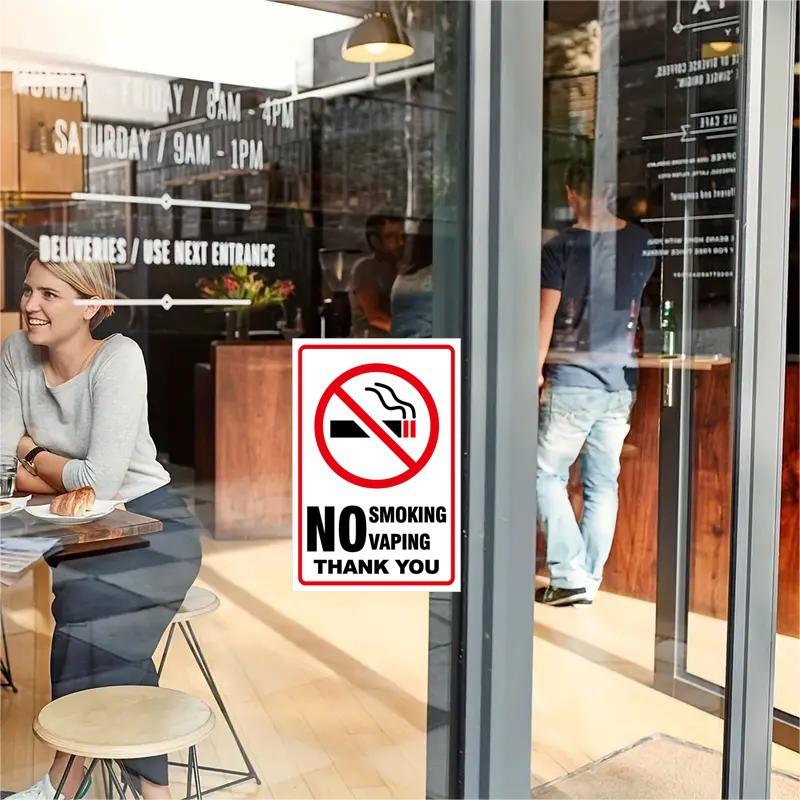 No Smoking Stickers, Sign Stickers, Can Protect Against UV Rays, Wind and Rain, Fade, Can Be Used Indoors and Outdoors