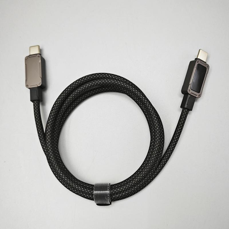 100W Digital Display Charging Cable for Apple, Huawei Mate80, Laptop, Real-time 5A Power