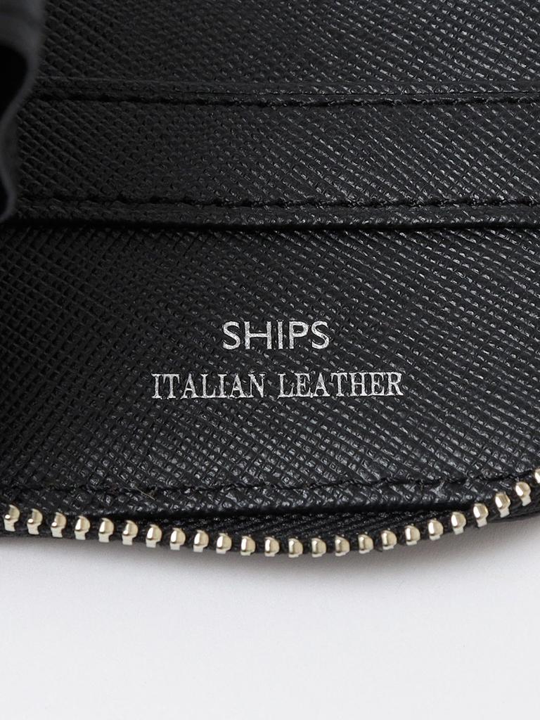 Ships SAFFIANO LEATHER Italian Leather Card Case, Men's, 110030626, Black, One Size