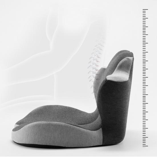 Seat Cushion with Backrest Memory Foam Back And Seat Cushion Pressure Relief Chair Seat Cushion for Office Workers Drivers Long Sitting Hours