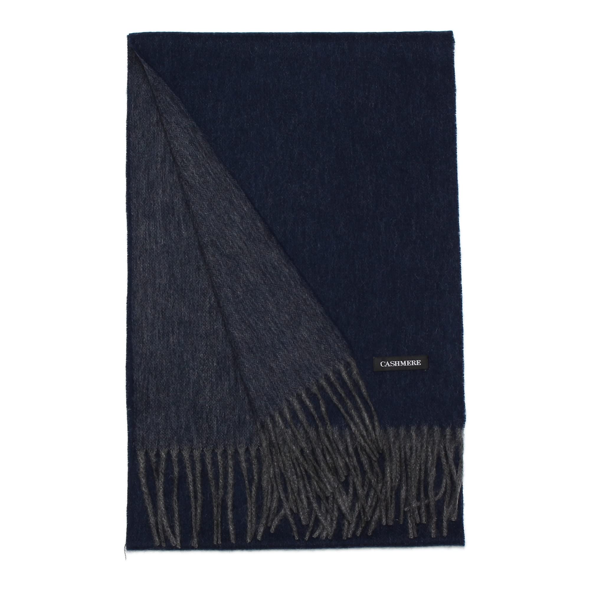 

Buyer Wool Cashmere Sustainable Reversible Scarf Wool Cashmere Scarf Solid Color [Women s/Men s] Women s/Men s (Navy Reversible) NWCW30-RV01