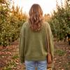Women's Casual Oversized Pullover Sweater - Loose Fit Knit Top for Everyday Wear