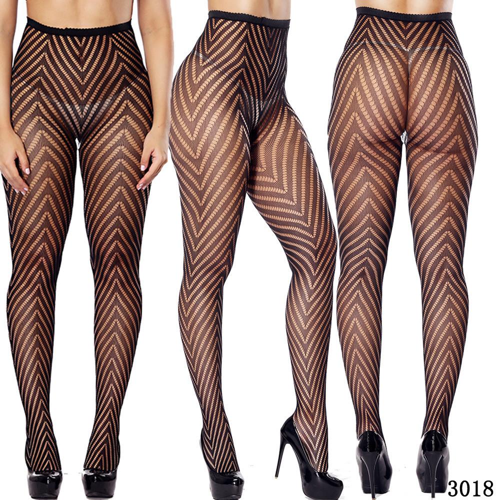 Trendy Fishnet Pantyhose With Tattoo Design For Chic And Youthful Look