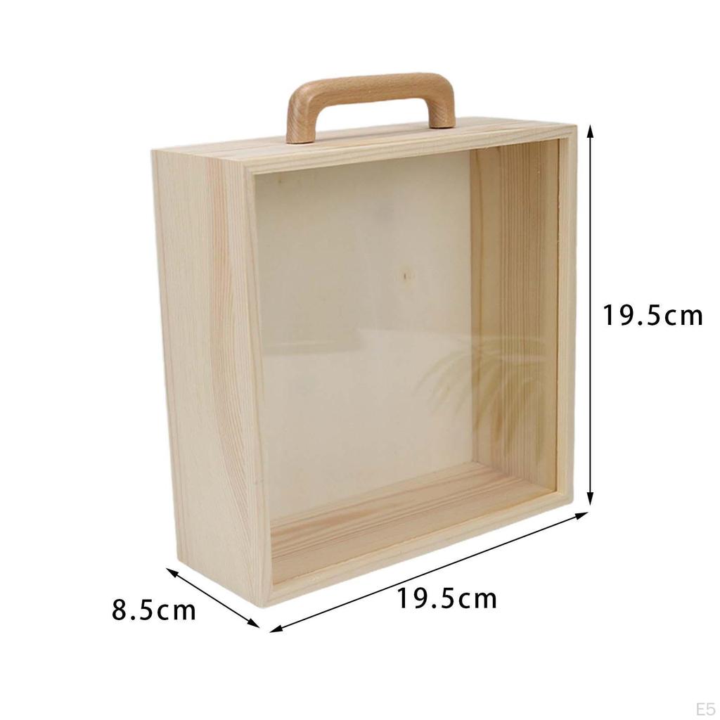 Handcrafted Wooden Keepsake Box - Elegant Storage Solution